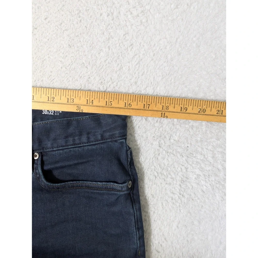 Banana‎ Republic Traveler Jeans Mens 30/32 Dark Blue Slim Fit Stretch